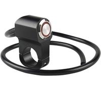 Motociclo Manubrio Faro Interruttore a Pulsante Con Indicatore Luminoso Rosso 12