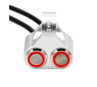 Motociclo manubrio Interruttore Controller 22 Mm ON OFF Moto ATV Manubrio Controllo Pulsante Sporgente Faro Pericolo Freno Fendinebbia Interruttori