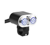 Motociclo manubrio Interruttore Controller 22mm 7/8 "Interruttore Manubrio Moto Interruttori A Pulsante ON/OFF Azione A Scatto Per Faro Fendinebbia Luce Di Emergenza
