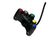 Motociclo manubrio Interruttore Controller 7 Pulsanti Funzione Interruttore Moto 7/8" 22mm Manubrio Interruttori Fari Emergenza Freno Fendinebbia ON-OFF ATV