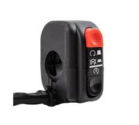 Motociclo manubrio Interruttore Controller Interruttori Di Controllo Del Manubrio Motociclo ATV Da 7/8 "22mm Per Il Pulsante Clacson Indicatori Direzione Fendinebbia Inizio Uccidi Spia