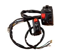 Motociclo manubrio Interruttore di Controllo 1 Paio Anteriore Sinistro Destro 22 Mm Moto Manubrio Motore Accensione Stop Interruttore Controllo DC12V Universale Accessori Moto