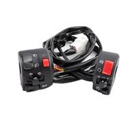 Motociclo manubrio Interruttore di Controllo Interruttori Per Moto Da 7/8 "22mm Pulsante Del Clacson Per Moto Indicatore Di Direzione Fendinebbia Interruttore Del Controller Del Manubrio Di Avvio Dell