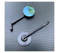 motociclo Manubrio Retrovisore 2pcs 10mm Regolabile Universale Moto Rotondo Retrovisore Specchi Specchi Retrovisori Posteriore Specchi Laterali Specchi Alla Barra