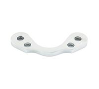 motociclo morsetto riser manubrio bareback Adattatore Per Estensione Ammortizzatore Per Manubrio Pieghevole Per Moto, Adatto Per Prolunga Riser(Sliver)