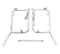 Motociclo PortapacchiE Per CFMOTO 650 MT 650MT 2020 2021 2022 Supporto Per Bauletto Portapacchi Borsa Laterale Portapacchi Posteriore In Acciaio Inossidabile(Silver Pannier Rack)