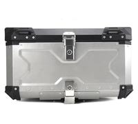 Motociclo PortapacchiE Per CRF1000L 1100L Africa Twin ADV 2019-2023 Bauletto Per Moto Laterale Telaio Per Borsa Posteriore Portacasco, Ripiano Per(100L Topcase Silver)