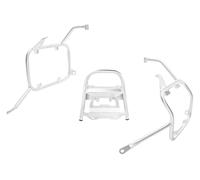 Motociclo PortapacchiE Per F700GS F800GS F 700 GS 800 2009-2017 Moto Portapacchi Argento Supporto Per Borsa Laterale Bauletto Nero(Silver One Set)