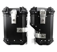 Motociclo PortapacchiE Per TRK502X, Bauletto Portaoggetti In Lega Di Alluminio Per Moto, Borse Laterali, Supporto Per Borsa Laterale, Bauletto Per Moto(Nero)