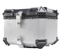 Motociclo PortapacchiE Per TRK502X Bauletto Portaoggetti In Lega Di Alluminio Per Moto Supporto Per Borsa Laterale Portapacchi(45L Silvery)