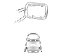 Motociclo PortapacchiE Per VOGE 500DS 525DS DS500 DS525 DS 500 525 2020-2023 Portapacchi Laterale In Acciaio Inossidabile Bauletto Posteriore Superiore Borsa Supporto Per(Silver One Set)