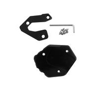 motociclo Protezione Copertura Griglia Per MT-07 MT07 MT 07 FZ-07 FZ07 XSR700 2014-2021 Piastra Di Estensione Del Cavalletto Laterale Per Motocicletta(Black-with l)