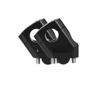 motociclo Riser Manubrio Accessori Per Motociclette Manubrio Pieghevole Riser Morsetto Staffa Resistenza Estensione Adattatore Ammortizzatore Modificato(22 MM Black)