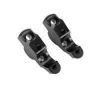 motociclo Riser Manubrio Adattatore Di Estensione Della Resistenza Del Morsetto Di Sollevamento Pieghevole Del Manubrio Della Motocicletta Accessori Ammortizzatore Modificato Adatto(Vivid Black)