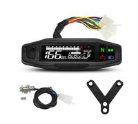 motociclo tachimetro Tachimetro universale per moto, contagiri, contachilometri, livello carburante, cruscotto digitale per motore da 12 V con sensore/staffa (opzionale)