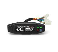 motociclo tachimetro Tachimetro universale per moto, contagiri, contachilometri, livello carburante, cruscotto digitale per motore da 12 V con sensore/staffa (opzionale)