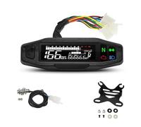 motociclo tachimetro Tachimetro universale per moto, contagiri, contachilometri, livello carburante, cruscotto digitale per motore da 12 V con sensore/staffa (opzionale)