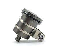 Motociclo Universale Coperchio Olio Freni Anteriori e Posteriore Serbatoio del Liquido del Freno per YZF R1 R3 R6 R25 R125 FZ1 FZ6 FZ8 Benelli BN600 BN302 TNT300 TNT600 (Grigio)