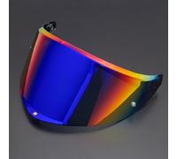Motociclo Visiera di ricambio for casco AGV K6/K6S, antigraffio e colorata, con protezione for lo stile, accessori for casco multicolore, H Rose Red(A Gradient Blue)
