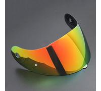 Motociclo Visiera di ricambio for casco da moto Nolan X-803/802 RS, antigraffio e colorata, con lente protettiva, opzioni multicolore, accessori for casco, blu ghiaccio.(F Gold Red)