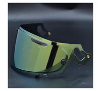 Motociclo Visiera for Arai RX-7X RX7X RX-7V RX7V NEO XD VAS-V Vector-X Vector X Defiant-X Defiant X Quantum-X Quantum X Signet-X (Blu)(Gold)