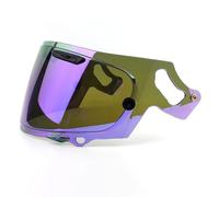 Motociclo Visiera for casco da moto for ARAI RX7X XD NE0 VX, accessori di ricambio for visiera, lenti antigraffio colorate for casco da moto, marrone scuro.(H Purple Plating)