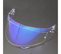 Motociclo Visiera for casco da moto for MT V-16, accessori di ricambio for visiera, lenti antigraffio colorate for casco da moto, rosso Aurora C.(B Aurora Blue)