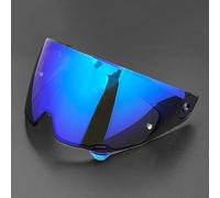 Motociclo Visiera for casco da moto for RUROC Atlas 3.0 4.0 Visiera di ricambio Accessori Visiera for casco Lenti colorate antigraffio for casco da moto C Fantasy(B Blue-plated)