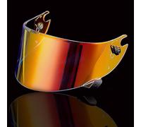 Motociclo Visiera for casco da moto for Shark Race R Pro GP Face Shield Accessori di ricambio Visiera for casco Lenti colorate antigraffio for casco da moto G Tea rosso(D Aurora Red)