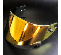 Motociclo Visiera for casco da moto for Shark Race-R Speed-R Face Shield Accessori di ricambio Visiera for casco Lenti colorate antigraffio for casco da moto Marrone(D Electroplated Gold)
