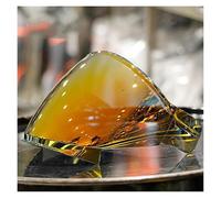 Motociclo Visiera for casco GSB G-263, modello Jet-3, lente originale for casco, accessori for casco (lenti dorate)(Gold Lenses)