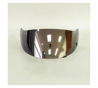 Motociclo Visiera for casco HJC Hj-09 adatta for CL-16 CL-17 CL-ST CL-SP CS-R1 CS-R2 CS-15 TR-1 FG-15 HS-11 FS-15 FS-11 (rossa)(Silver)
