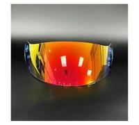 Motociclo Visiera for casco HJC Hj-09 adatta for CL-16 CL-17 CL-ST CL-SP CS-R1 CS-R2 CS-15 TR-1 FG-15 HS-11 FS-15 FS-11 (rossa)(Revo Red)