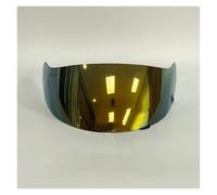 Motociclo Visiera for casco HJC Hj-09 adatta for CL-16 CL-17 CL-ST CL-SP CS-R1 CS-R2 CS-15 TR-1 FG-15 HS-11 FS-15 FS-11 (rossa)(Gold)