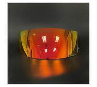 Motociclo Visiera for casco integrale da moto, anti-UV, for occhiali LS2 FF352, FF351, FF369 e FF384 (trasparente)(Red Gold)