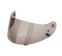 Motociclo Visiera for casco, lente for casco da motocicletta, lente for occhiali da casco integrale compatibile con HJC CL-16 CL-17 CS-15 CS-R1 CS-R2 CS-15 FG-15 TR-1 (oro)(Smoke)
