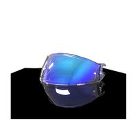 Motociclo Visiera for casco Shark D Skwal D-Skwal 2 Spartan, lente di ricambio for casco integrale, accessori for visiera, parabrezza capace (oro)(Revo Blue)