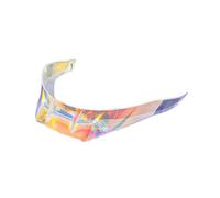 Motociclo Visiera for casco, spoiler posteriore for casco PI-STA for AGV PI-STA GPR/GP/Corsa/Corsa R Spoiler posteriore di ricambio for casco da moto (trasparente)(Revo Clear Red)