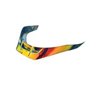 Motociclo Visiera for casco, spoiler posteriore for casco PI-STA for AGV PI-STA GPR/GP/Corsa/Corsa R Spoiler posteriore di ricambio for casco da moto (trasparente)(Revo Deep Red)