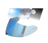 Motociclo Visiera fotocromatica for casco da moto Scorpion Exo 1400 Carbon, R1 e EXO 520, placcatura delle lenti con protezione UV, visiera protettiva (rosso fotocromatico)(Photochromic Blue)