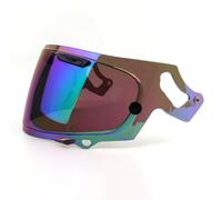 Motociclo Visiera protettiva for casco da moto for Arai RX7X XD NE0 VX, visiera di ricambio antigraffio colorata, lente protettiva stile, accessori for casco multicolore, oro rosso B(A Green Plating)
