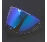 Motociclo Visiera protettiva for casco da moto LS2 MX701, visiera di ricambio antigraffio colorata, lente protettiva di stile, opzioni multicolore, accessori for casco, oro rosso E(A Aurora Blue)