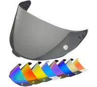 Motociclo Visiera protettiva for casco KYT TT Course, accessori for, visiera parasole (base) media(Light Black)