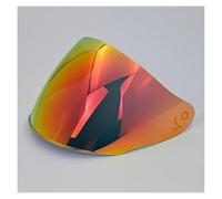 Motociclo Visiere for casco moto for caschi LS2 OF608 Face Sheild Casque Moto Homologué (Tè)(Red Gold)