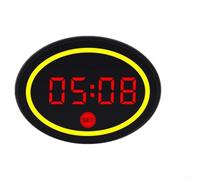 Motociclo Voltmetro Digitale 4 Funzioni Luce Moto Digitale | 4 funzioni: tensione, ora, temperatura, timer; luce LED rossa per una visione chiara di notte