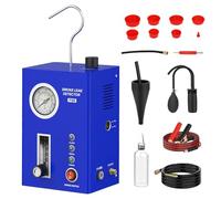 MOTOCOCHE Macchina per fumo EVAP per auto, pompa ad aria integrata, rilevatore di perdite di fumo con indicatore di pressione per tutte le auto, moto, camion leggeri, barche, ATV