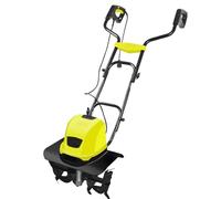 Motocoltivatore a batteria, coltivatore elettrico for terreno, scarificatore, motocoltivatore a doppia impugnatura, larghezza di lavoro 36 cm, profondità di fresatura 18 cm, 390 giri/min, for giardino