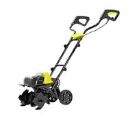 Motocoltivatore Elettrico, Motocoltivatore da Giardino A 180 Giri/min, Potente Motore Brushless, Motocoltivatore da Giardinaggio con Doppio Interruttore di Sicurezza On/off
