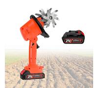 Motocoltivatore Elettrico Senza Fili, Micro Motocoltivatore Portatile, Profondità Di Lavoro Di 10 Cm, Mini Motocoltivatore, Motozappa Per L'Agricoltura,Electrictiller-1battery