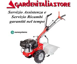 Motocoltivatore Eurosystems P55 Evo B&S Fresa 50 cm Multi Attrezzo Made in Italy